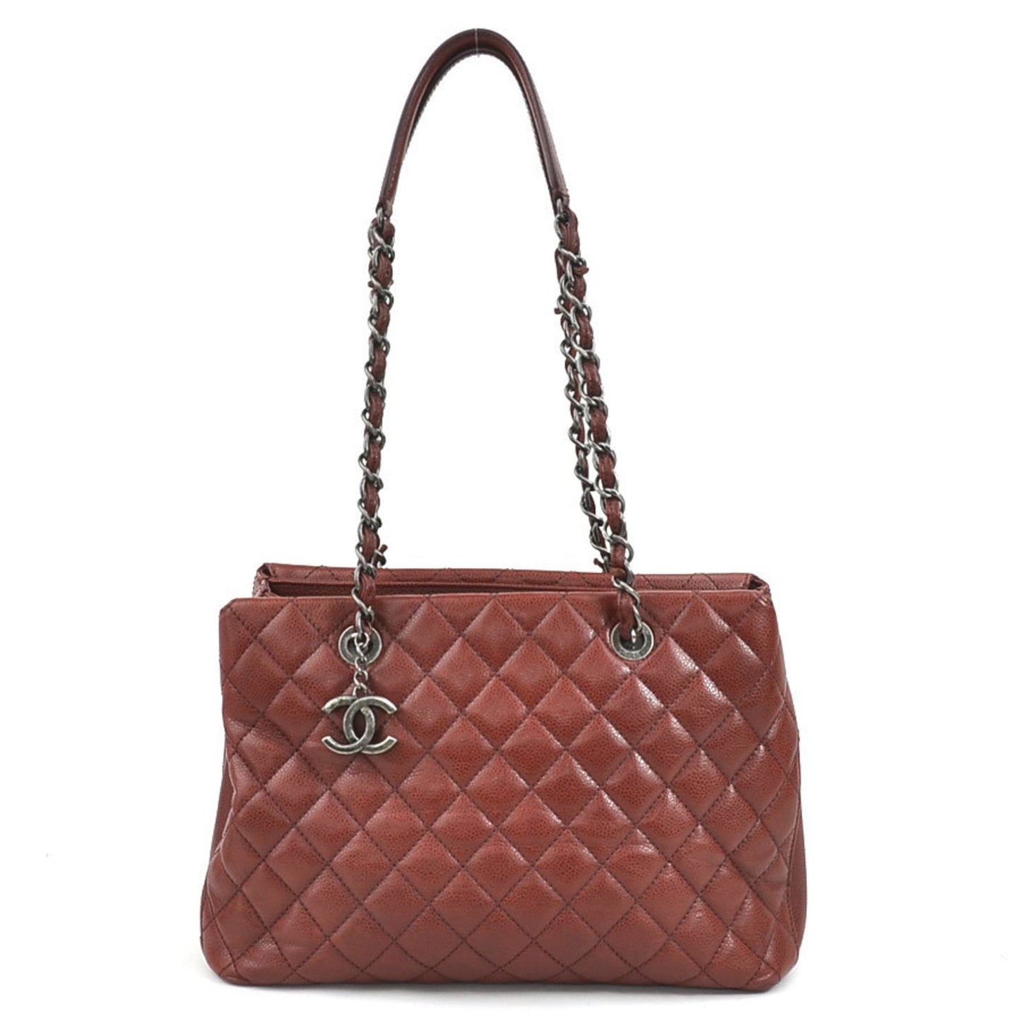 Chanel Bordeaux Leather Shoulder Bag ()