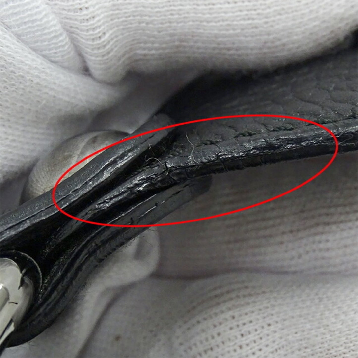 Gucci Black Leather Handbag Shoulder Bag ()