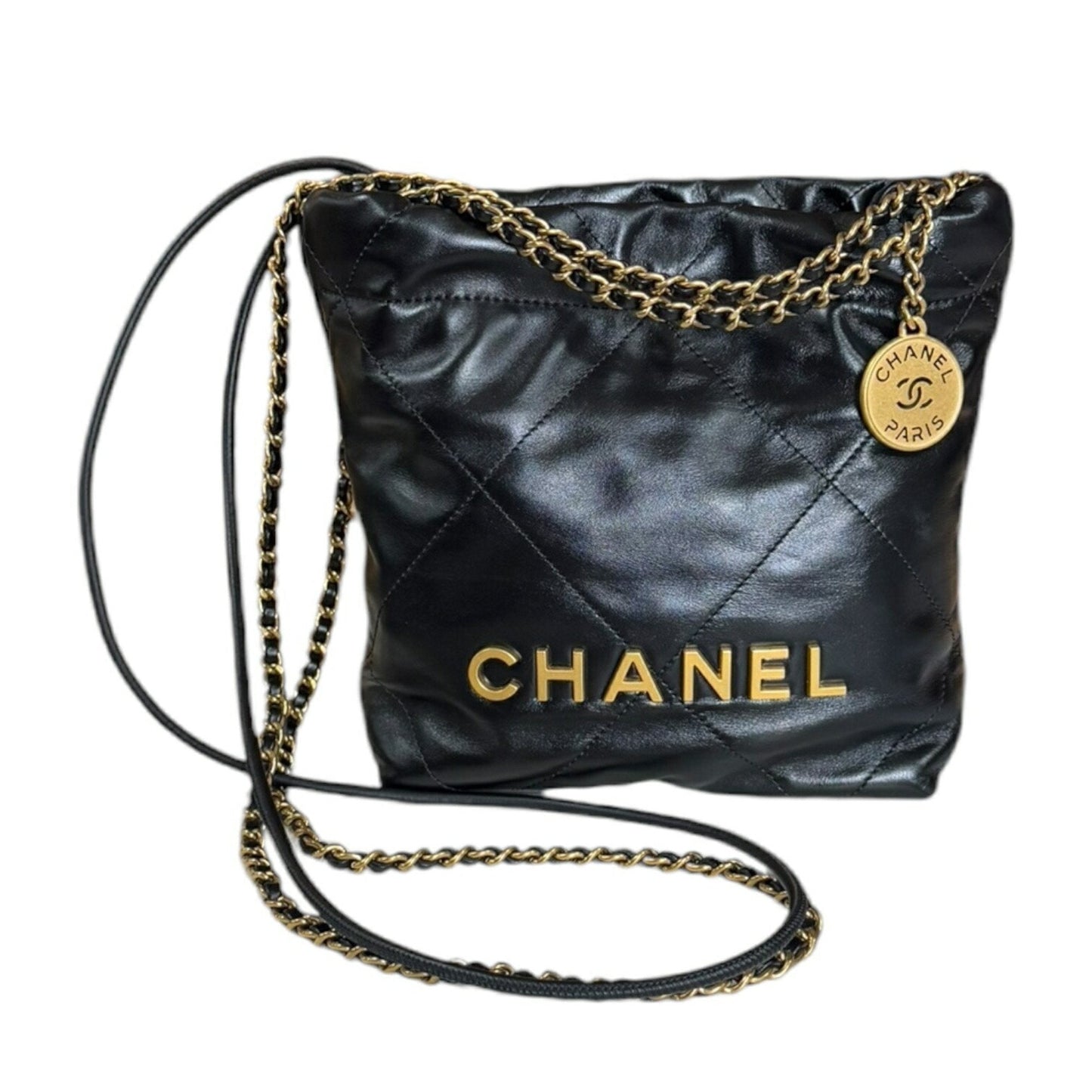 Chanel Black Handbag Shoulder Bag ()