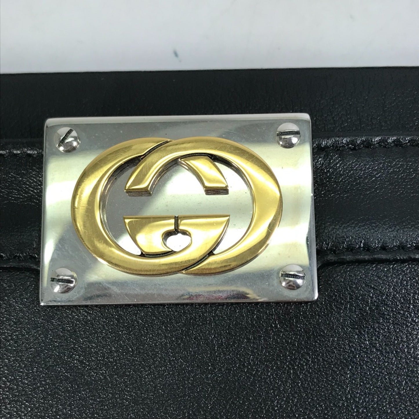 Gucci Black Leather Handbag ()