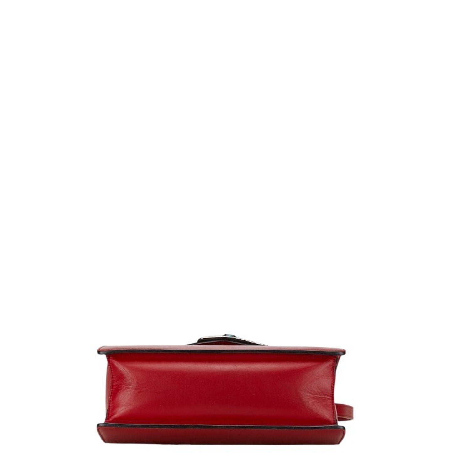 Gucci Red Color Leather Handbag Shoulder Bag ()