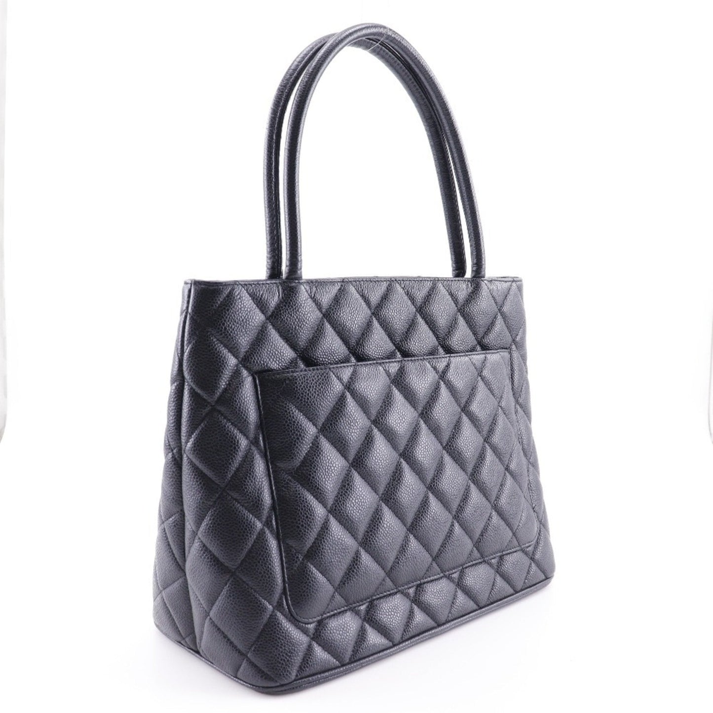 Chanel Caviar Skin Black Caviar Leather Tote Bag ()
