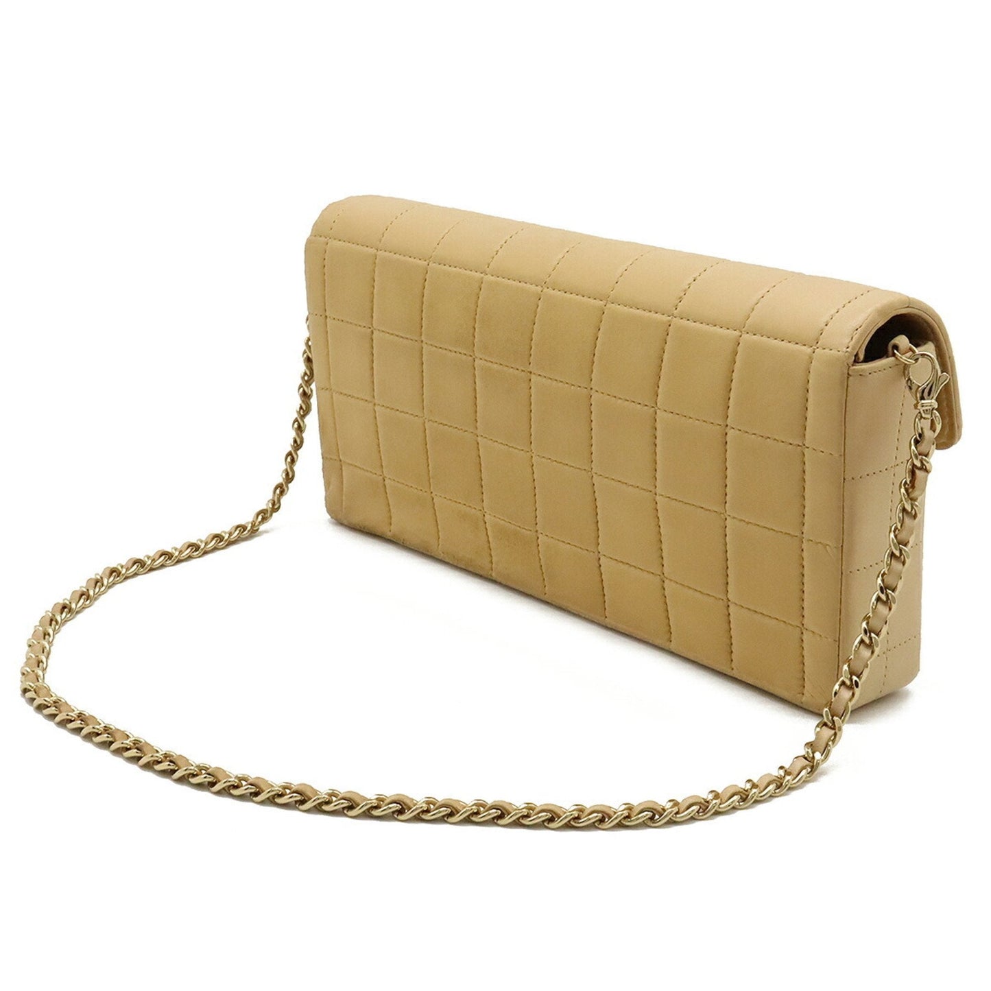Chanel Beige Leather Shoulder Bag ()