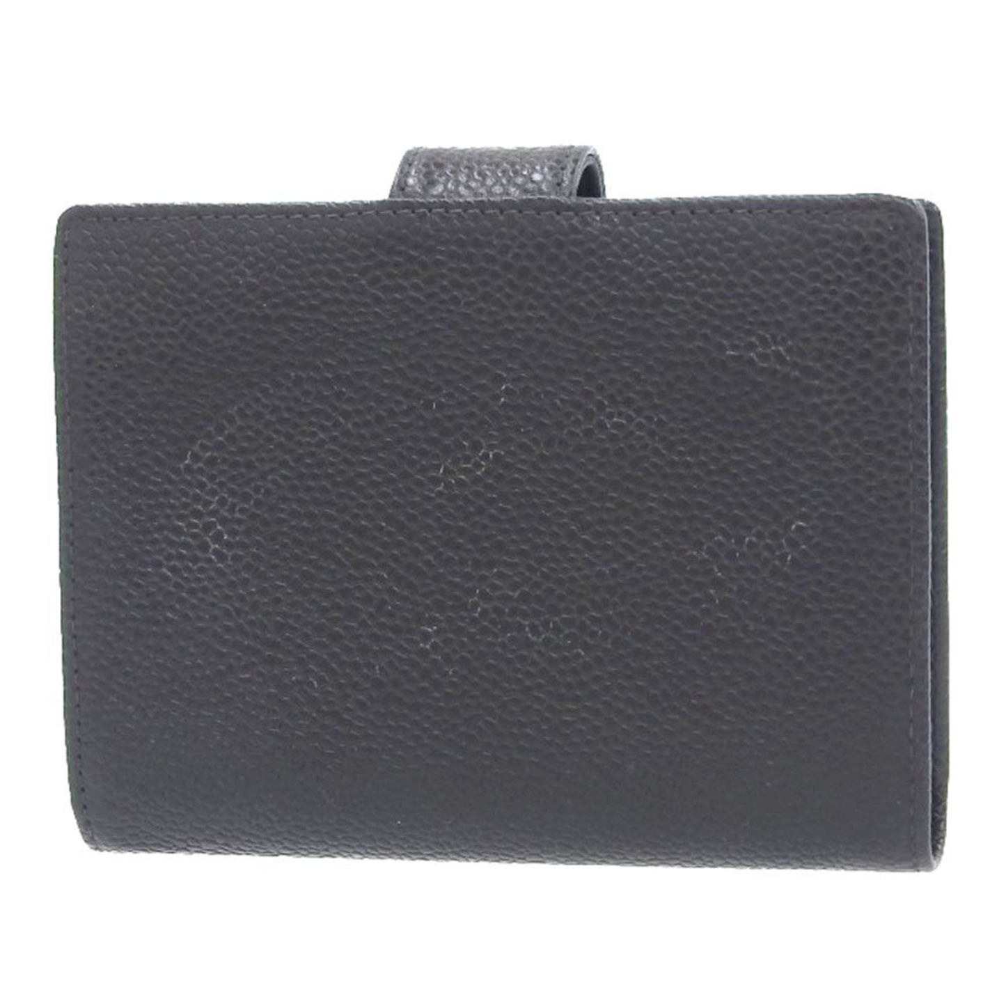 Chanel Black Grained Calfskin Coin Purse/Coin Case ()