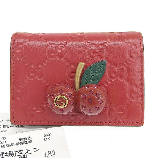 Gucci Red Color Wallet (Bi-Fold) ()