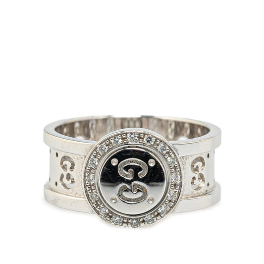 Gucci Icon White Gold (18K) Band Ring ()