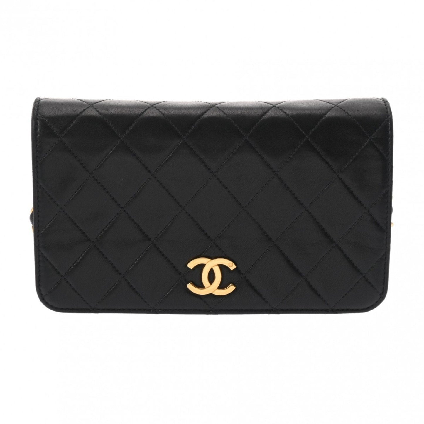 Chanel Black Leather Shoulder Bag ()