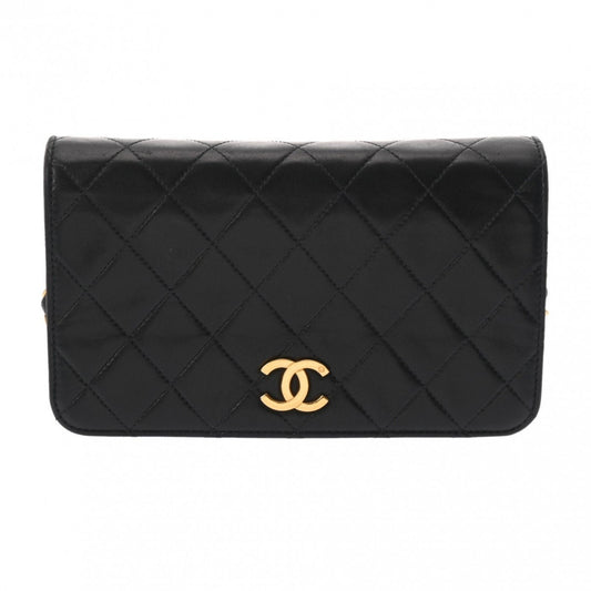 Chanel Black Leather Shoulder Bag ()