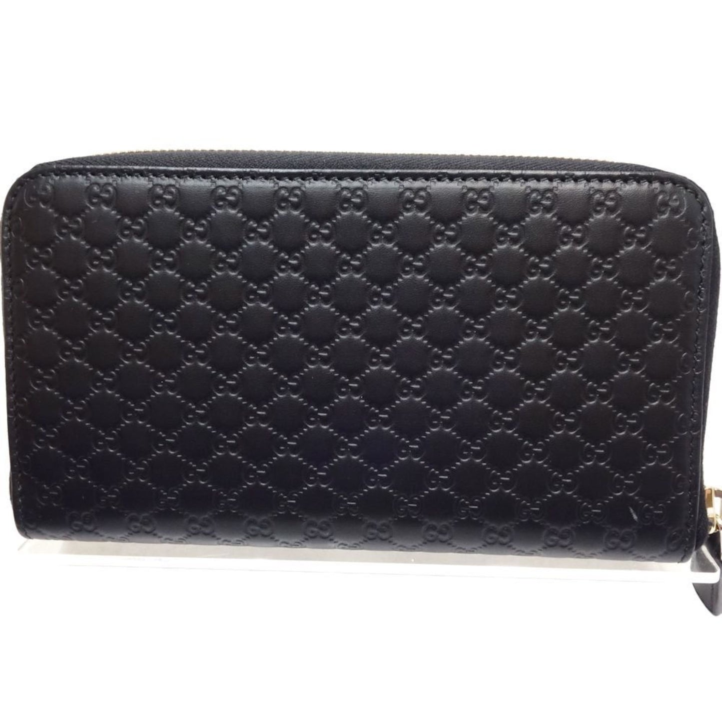 Gucci Black Leather Long Wallet (Bi-Fold) ()
