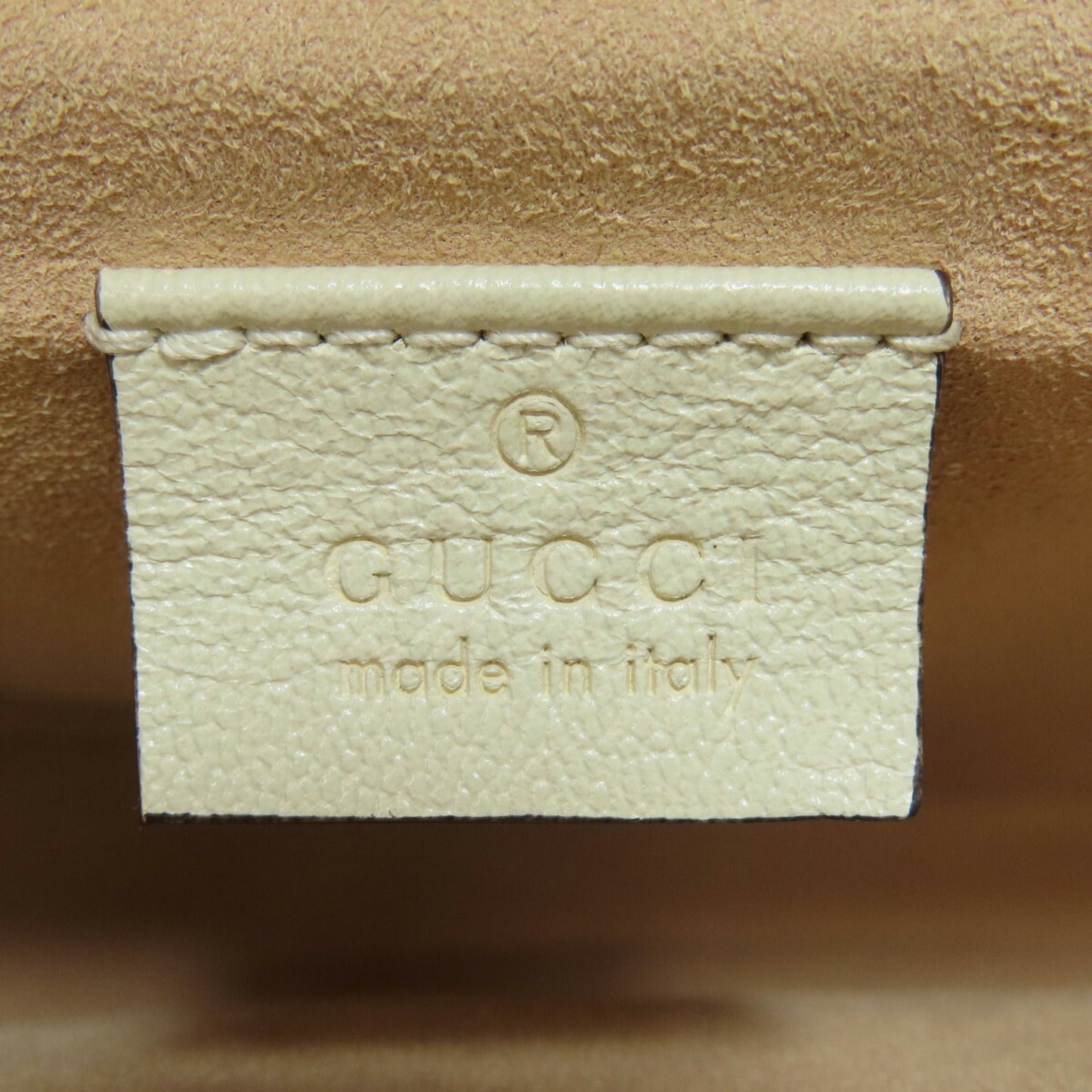 Gucci Brown Yellow Pvc Leather Handbag ()