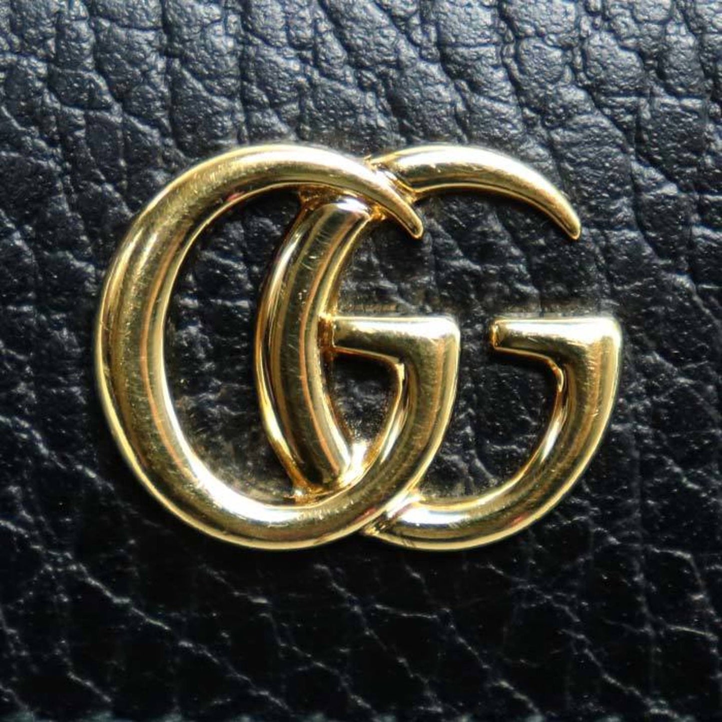 Gucci Black Leather Wallet (Tri-Fold) ()