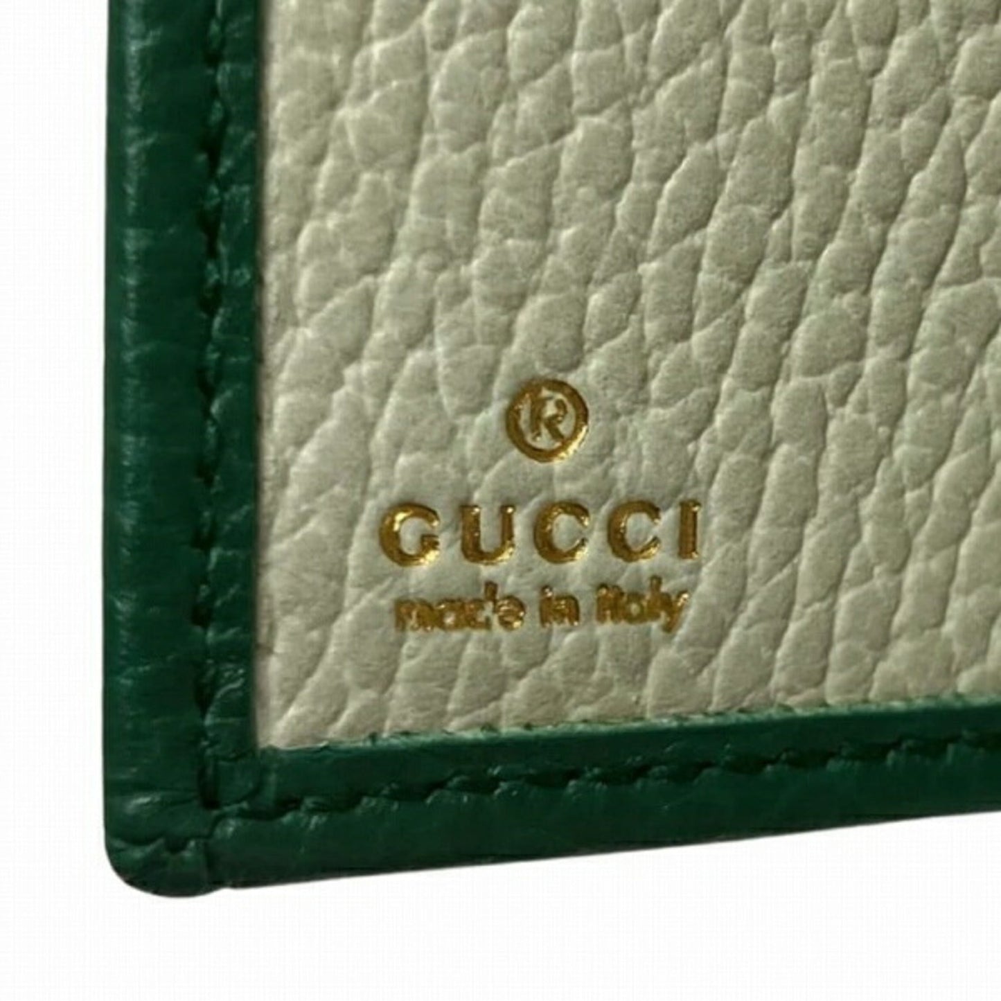 Gucci Green Leather Long Wallet (Bi-Fold) ()