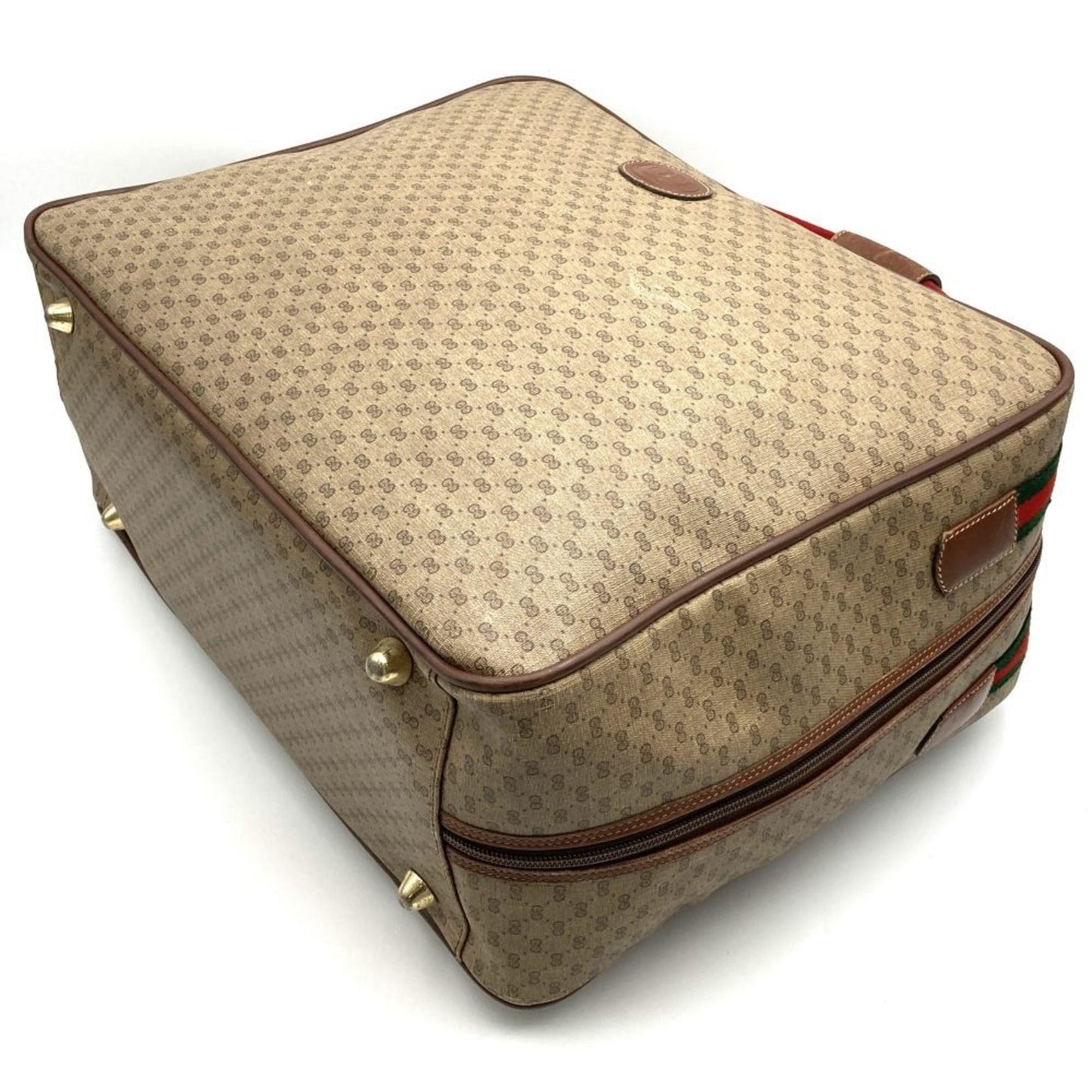 Gucci Brown Gg Supreme Boston Bag ()