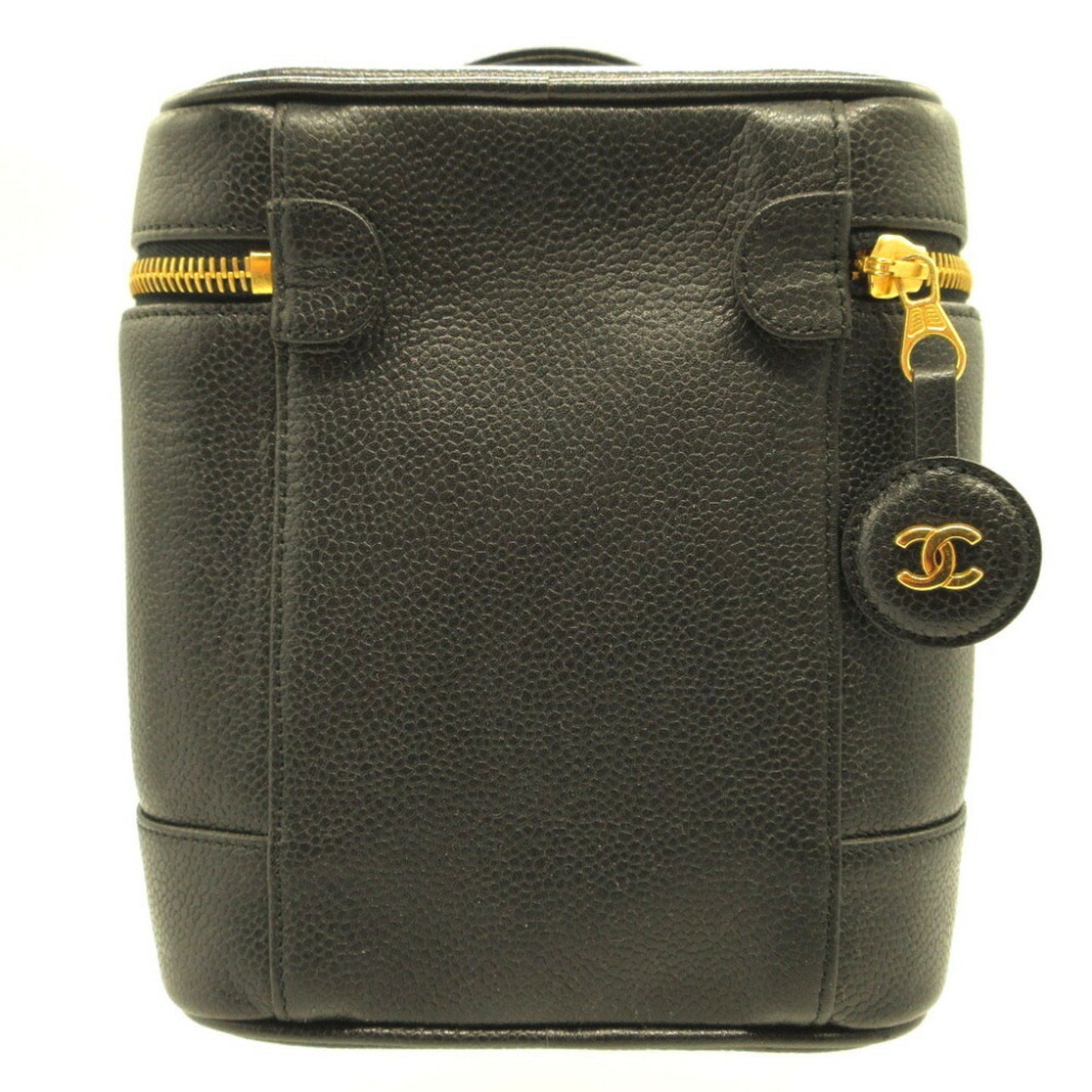 Chanel Caviar Skin Black Caviar Leather Vanity Bag ()