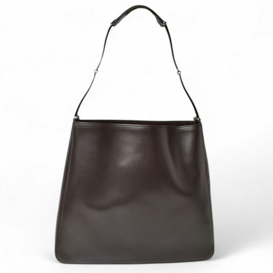 Gucci Dark Brown Leather Shoulder Bag ()