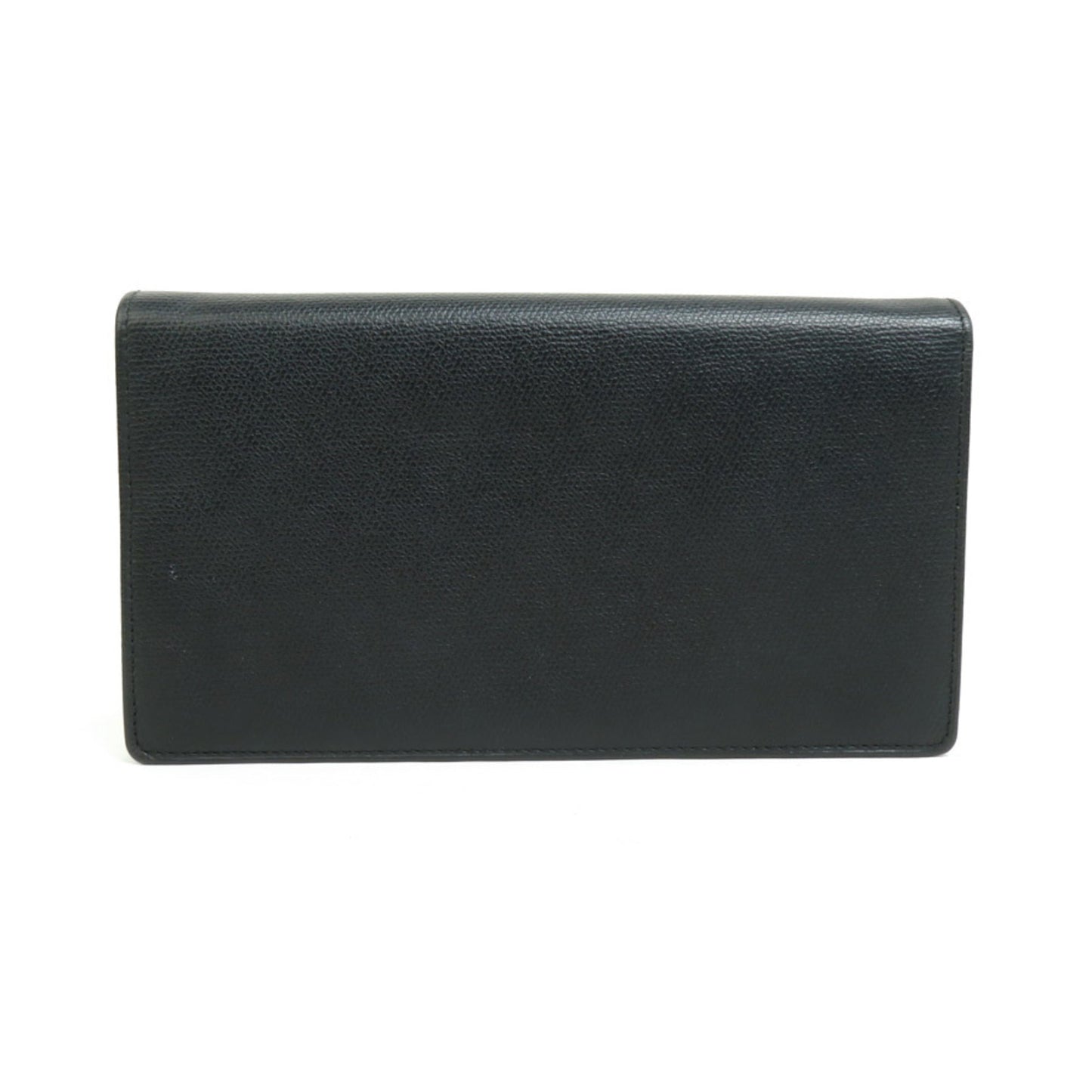 Chanel Black Leather Long Wallet (Bi-Fold) ()