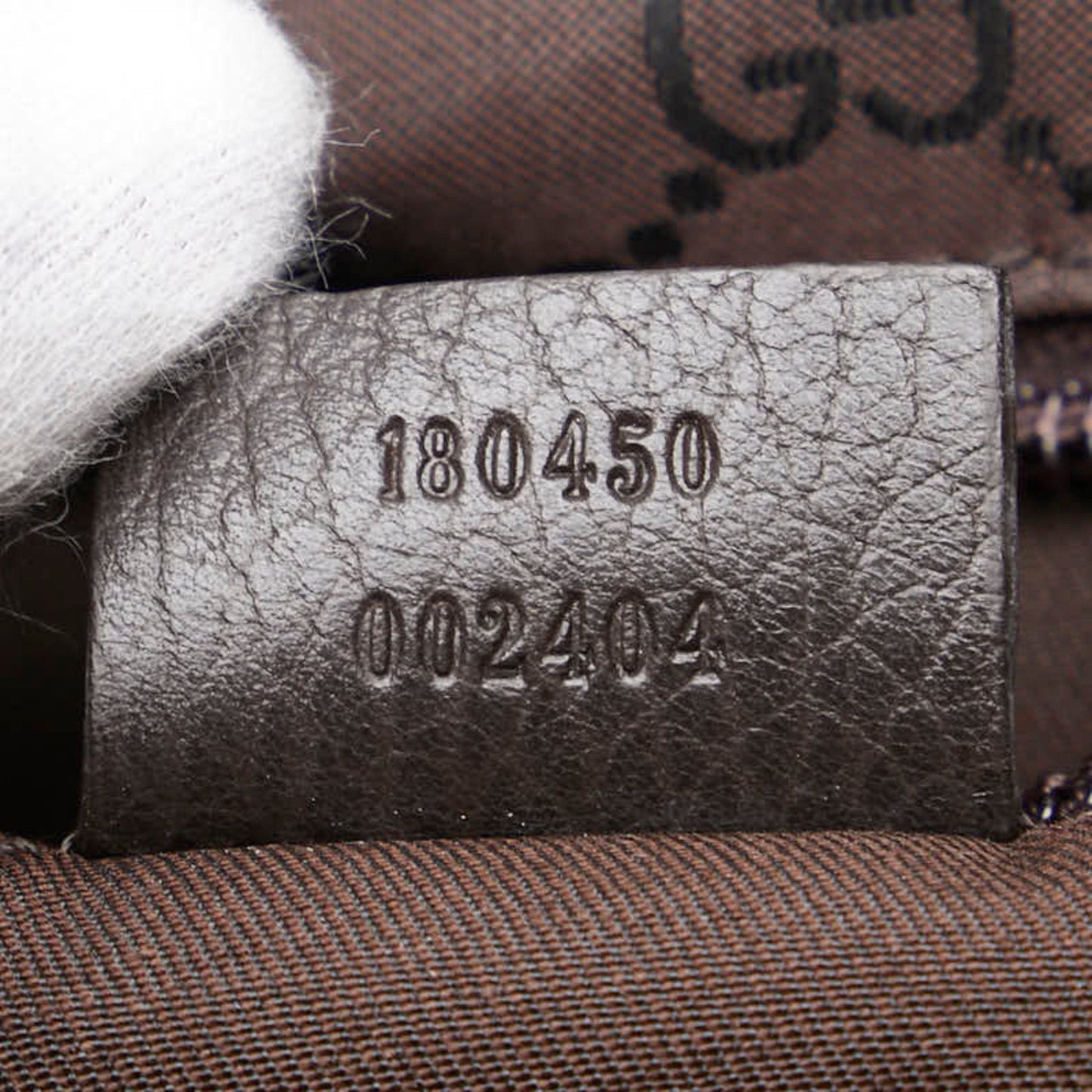 Gucci Brown Canvas Leather Shoulder Bag Tote Bag ()