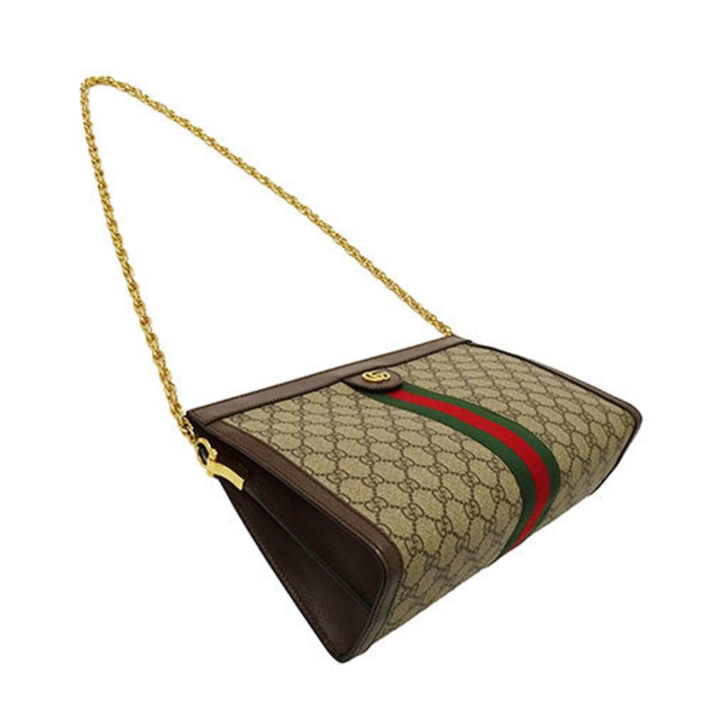 Gucci Brown Pvc Shoulder Bag ()