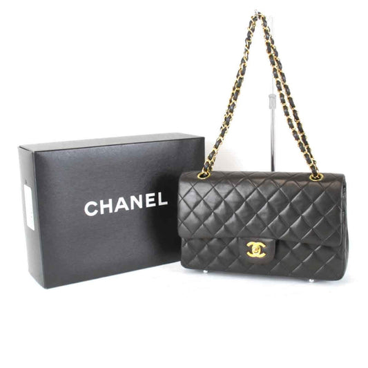 Chanel Black Leather Shoulder Bag ()