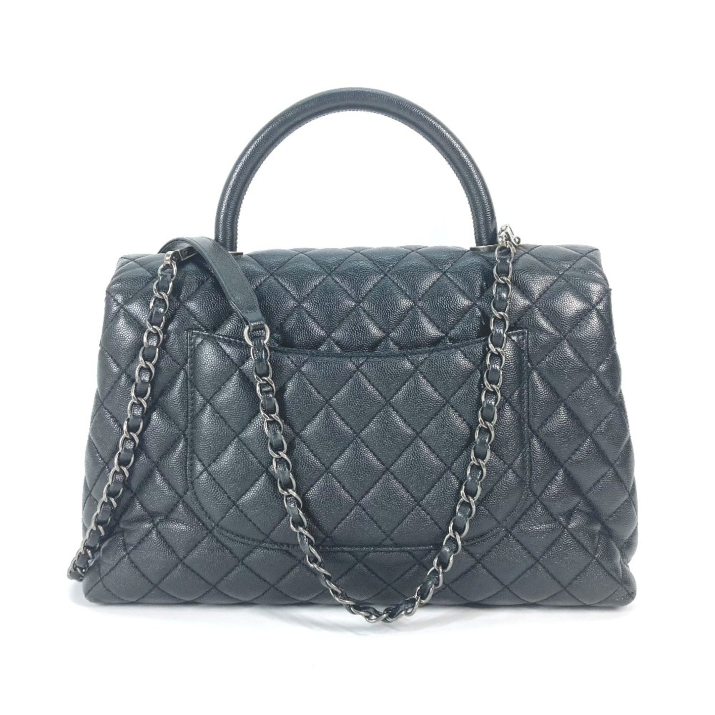 Chanel Black Leather Handbag ()