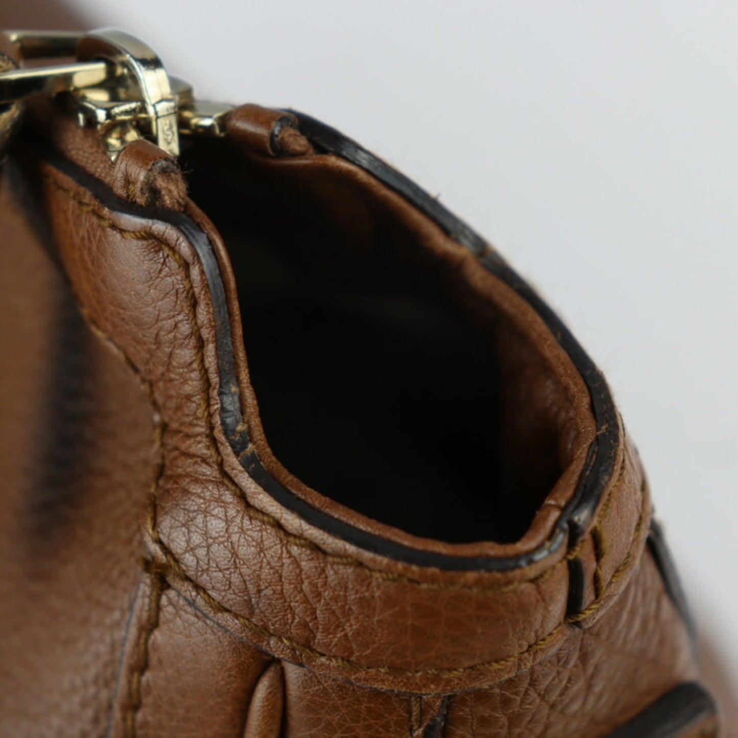 Gucci Brown Bamboo Handbag Shoulder Bag Tote Bag ()