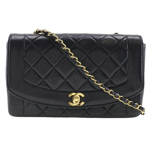 Chanel Black Leather Shoulder Bag ()
