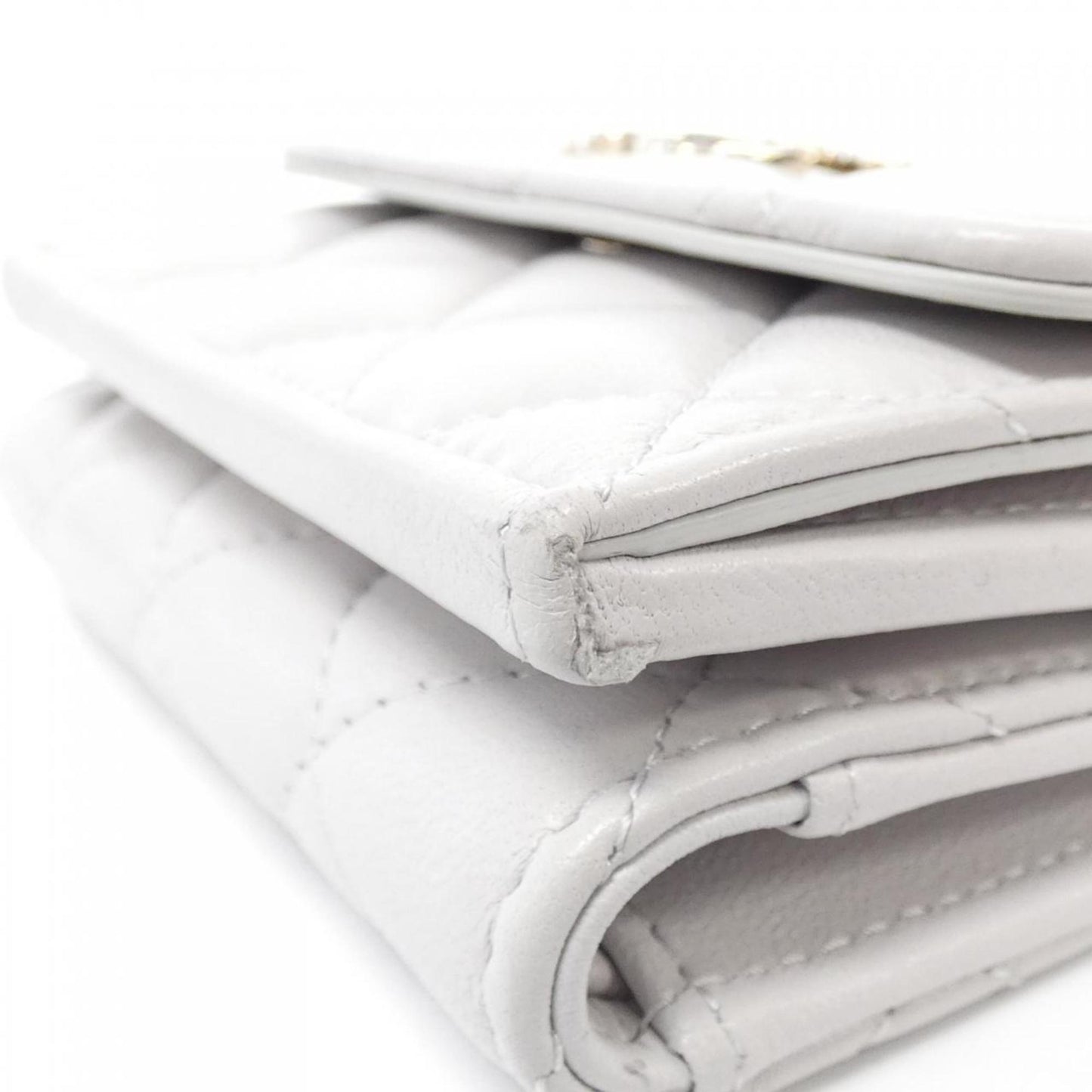 Chanel Light Gray Wallet (Bi-Fold) ()