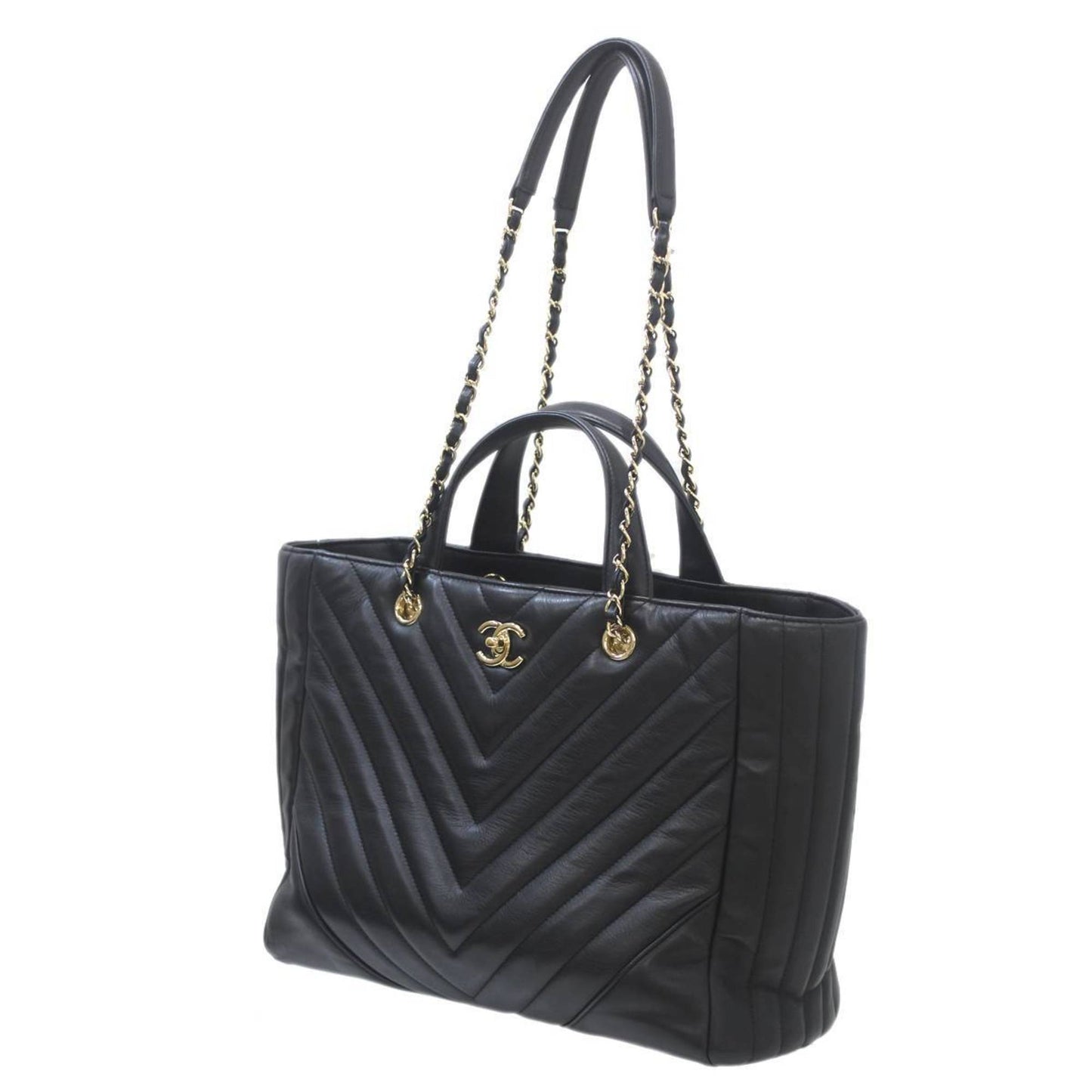 Chanel Black Leather Handbag ()