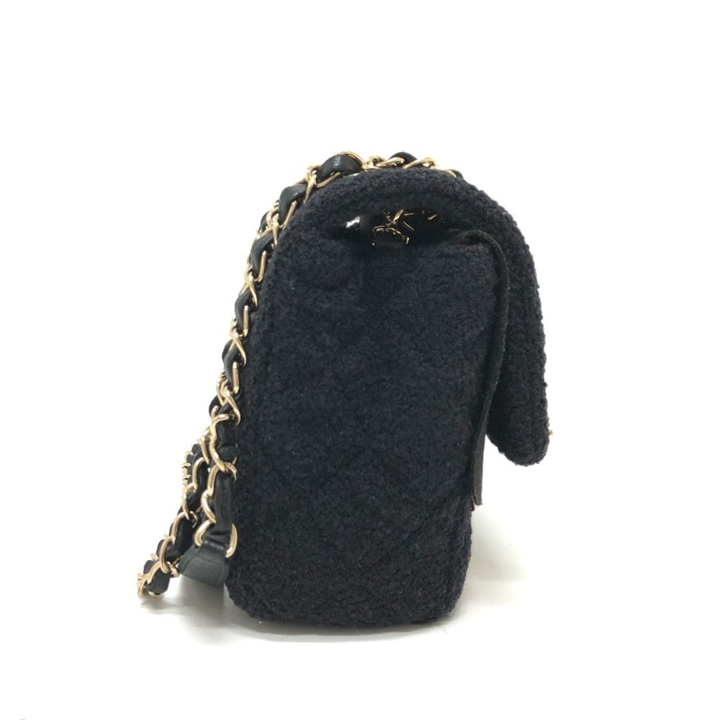 Chanel Black Canvas Shoulder Bag ()
