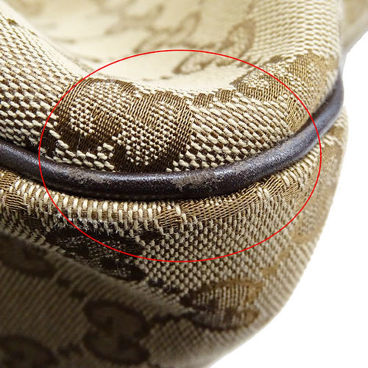 Gucci Beige Brown Gg Canvas Tote Bag ()