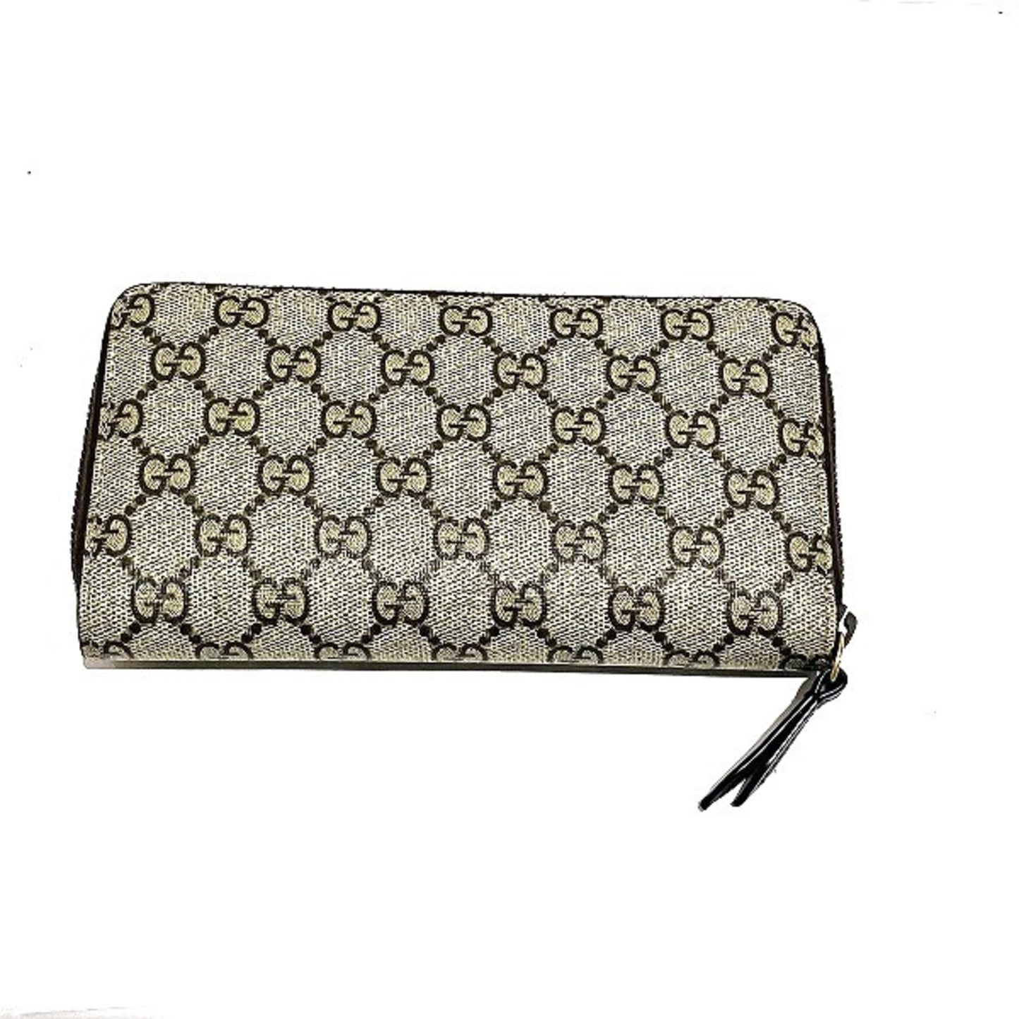 Gucci Beige Pvc Leather Long Wallet (Bi-Fold) ()