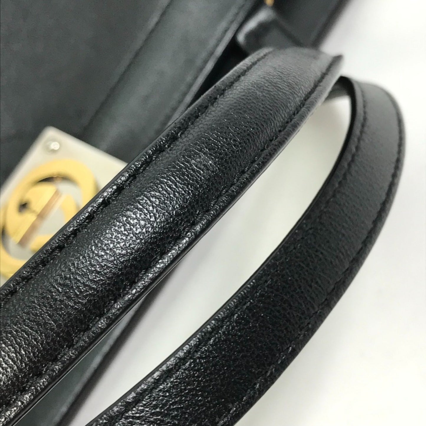 Gucci Black Leather Handbag ()