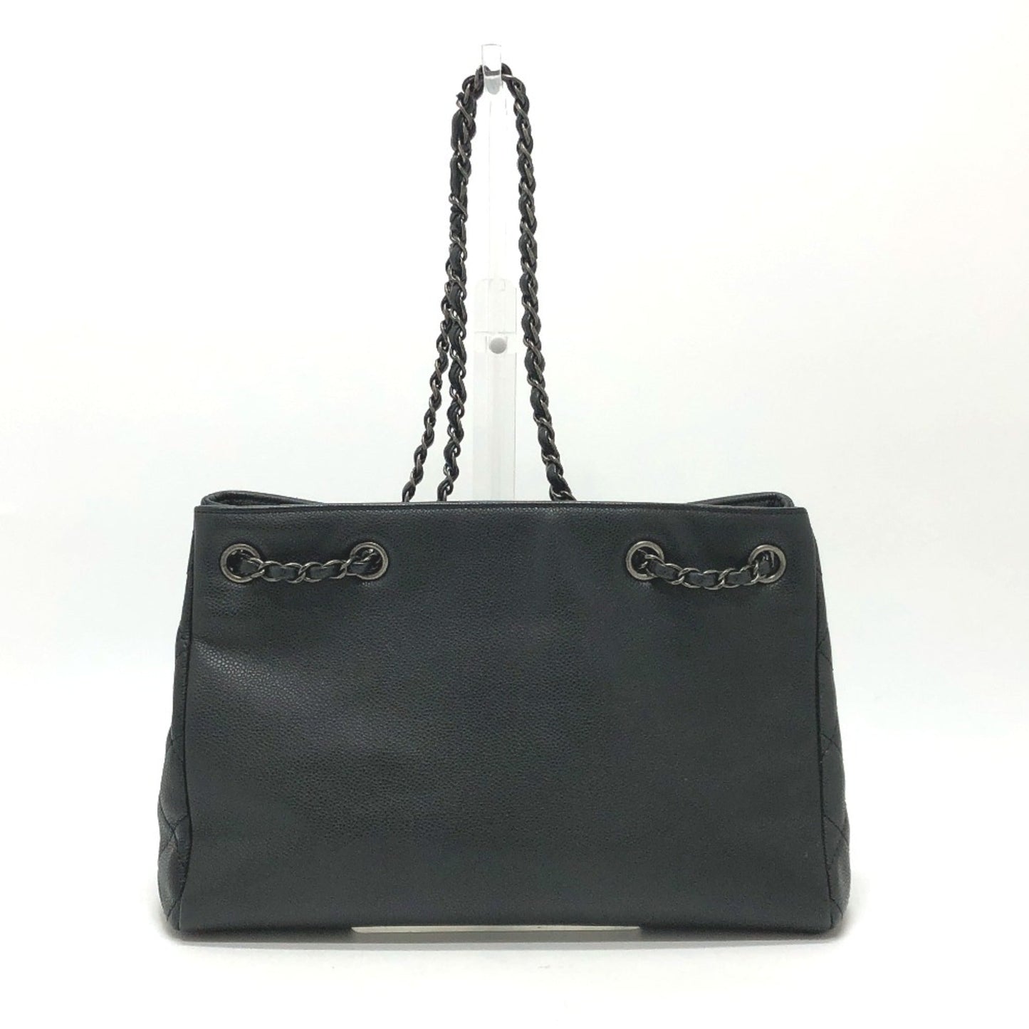 Chanel Black Leather Shoulder Bag ()
