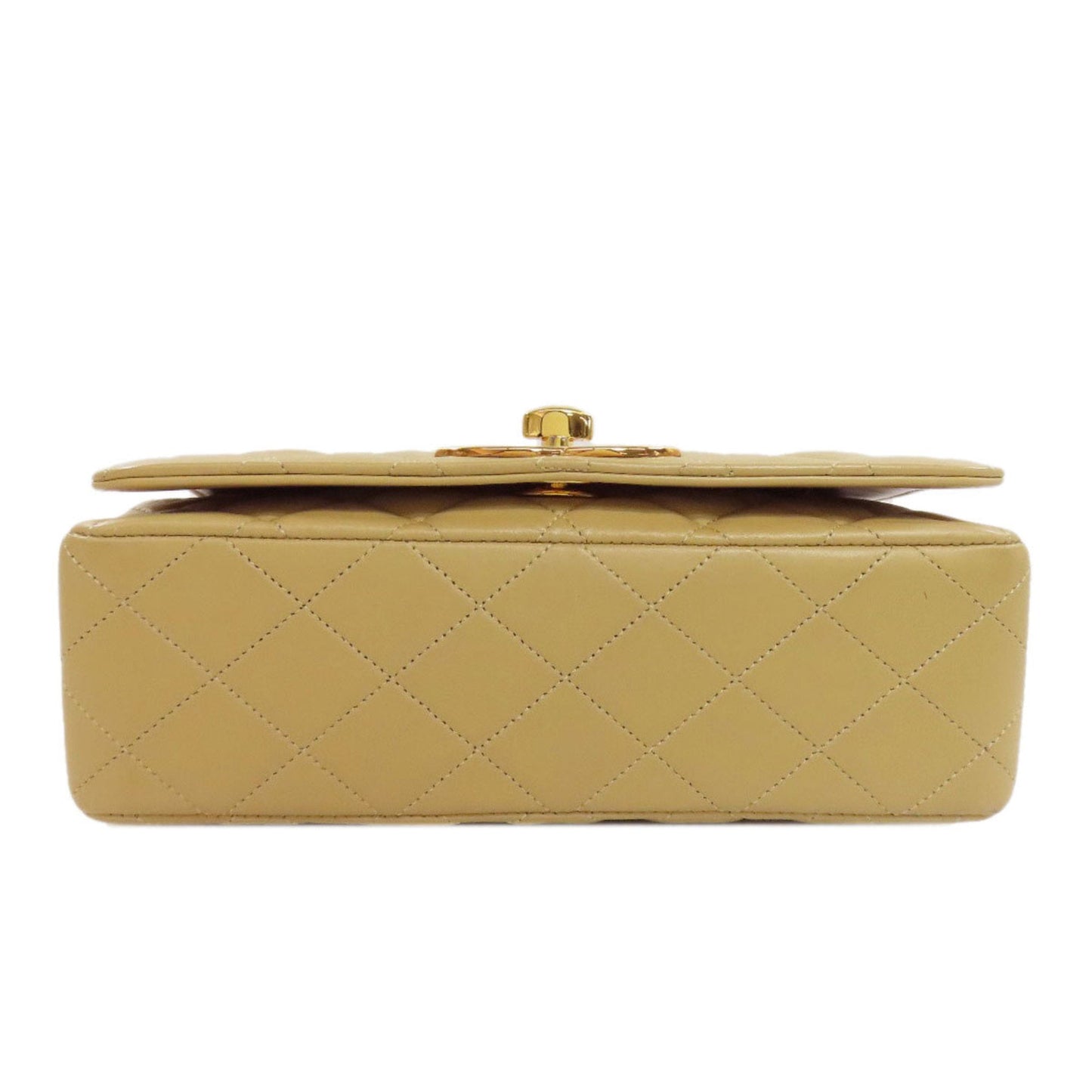 Chanel Beige Leather Shoulder Bag ()