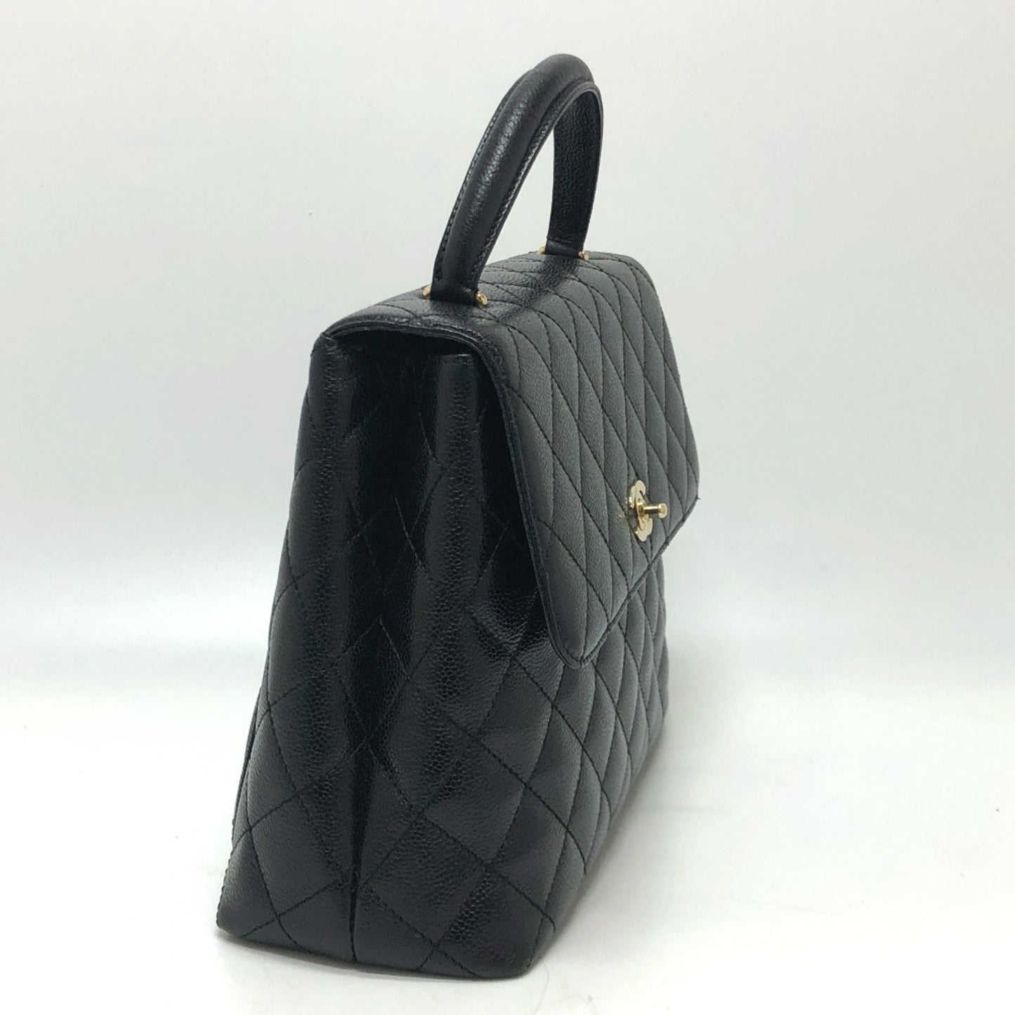 Chanel Black Leather Handbag ()