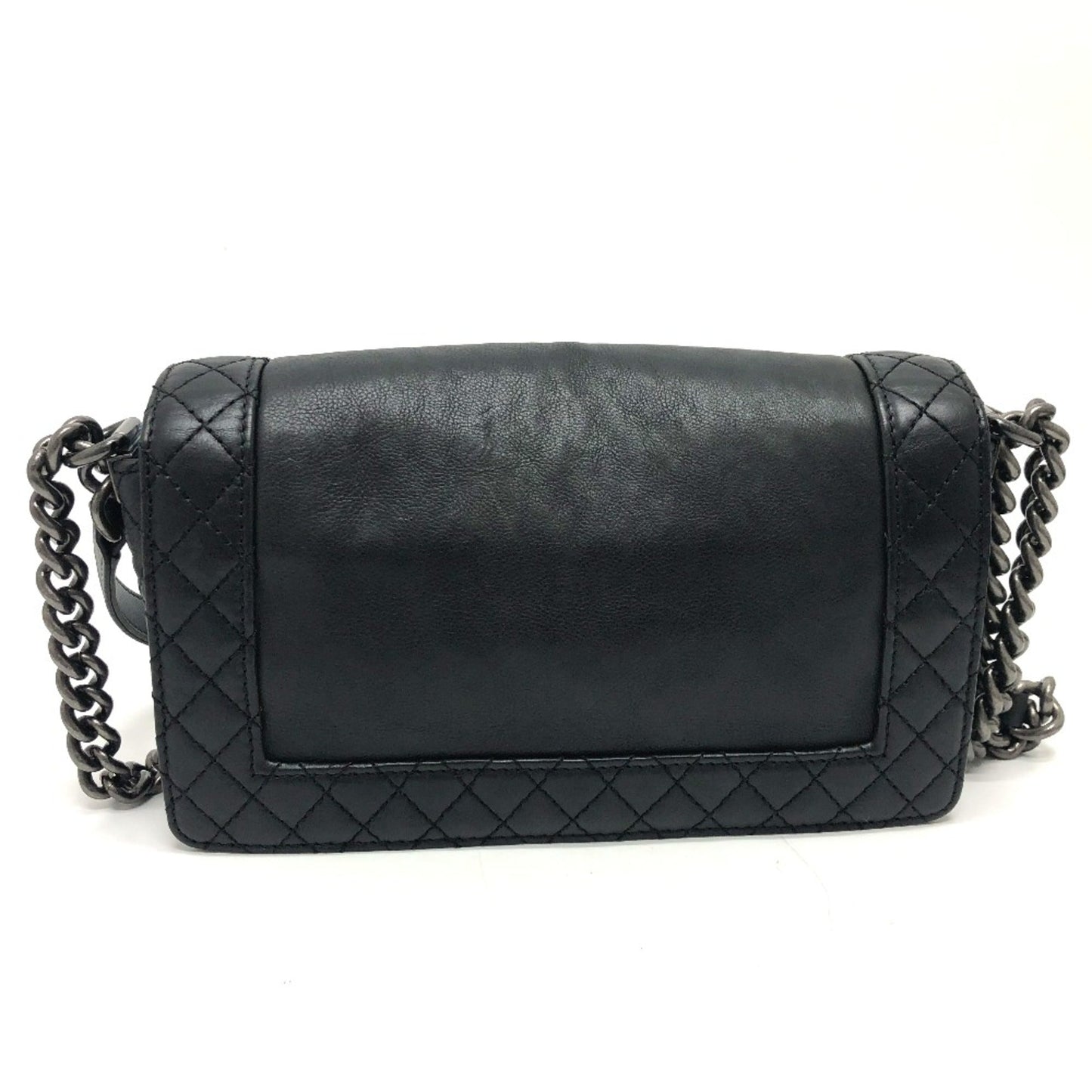 Chanel Black Leather Shoulder Bag ()