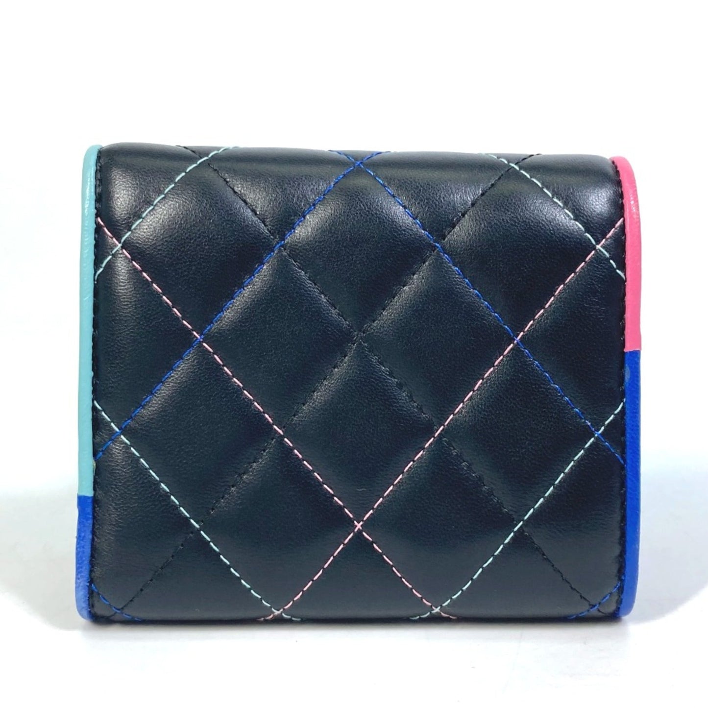 Chanel Black Leather Wallet (Tri-Fold) ()