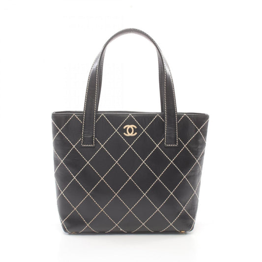 Chanel Black Leather Tote Bag ()