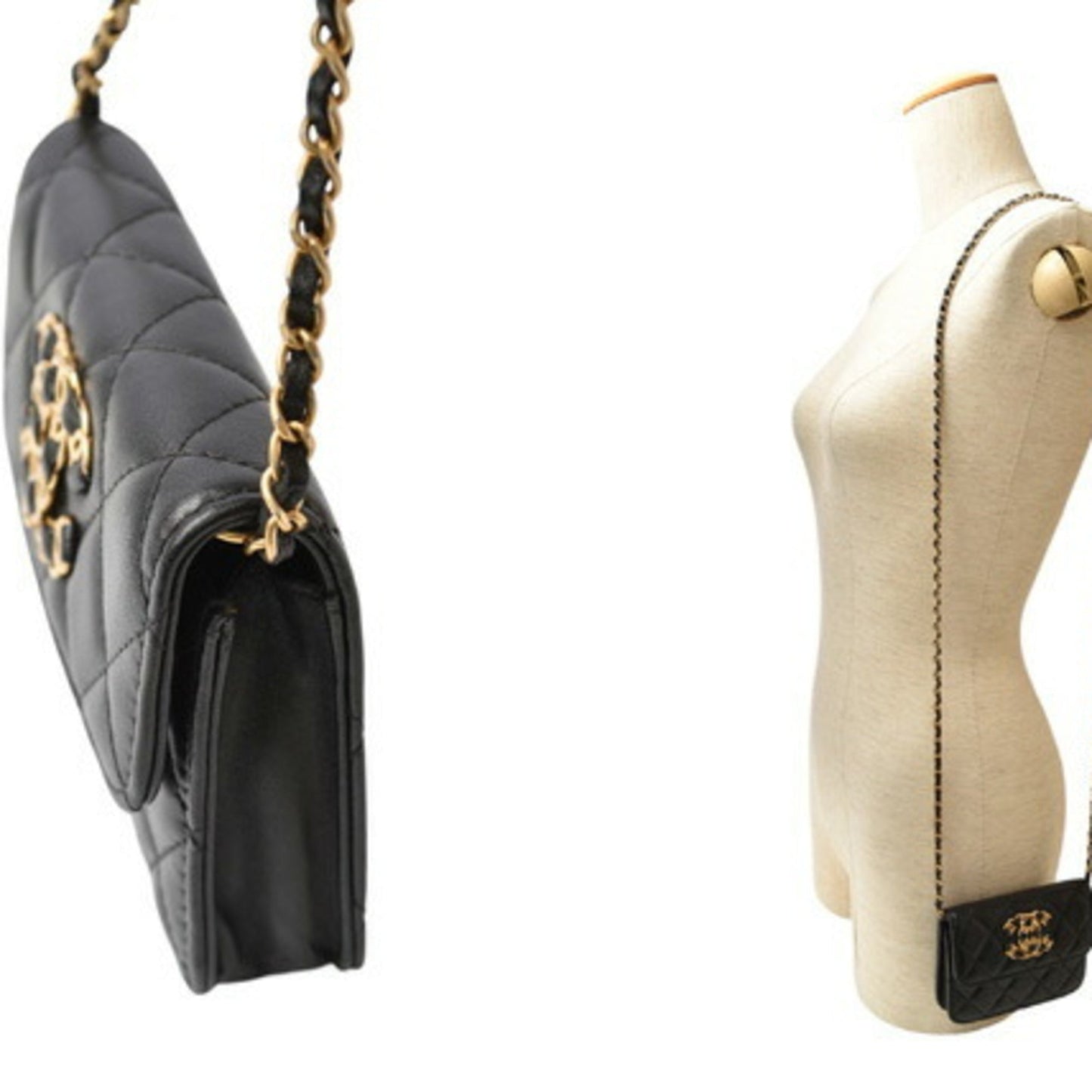 Chanel Black Leather Coin Purse/Coin Case ()