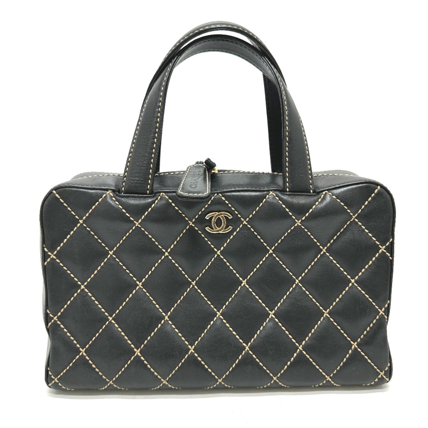 Chanel Black Leather Handbag ()