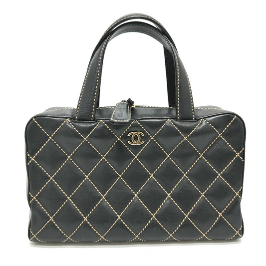 Chanel Black Leather Handbag ()
