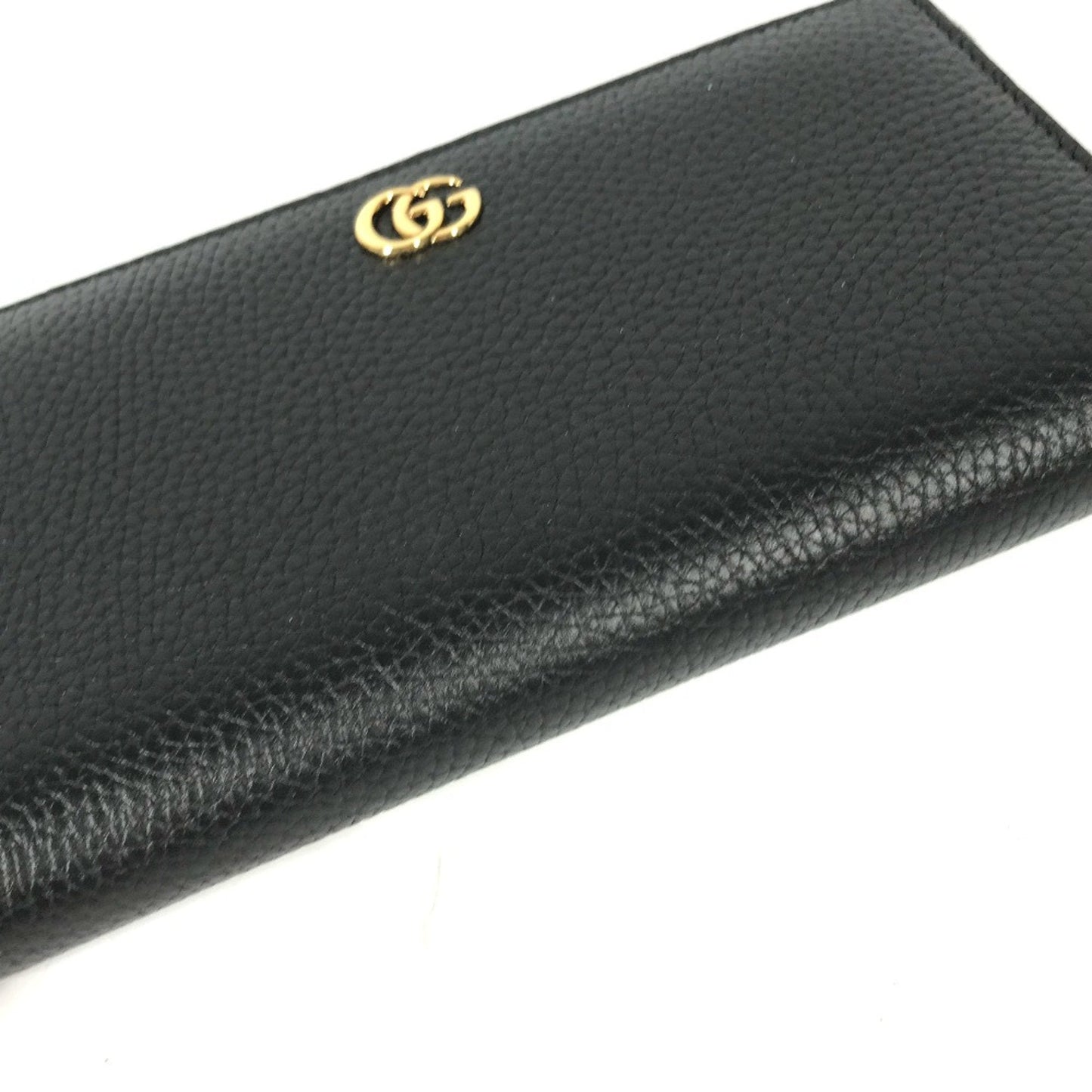 Gucci Navy Leather Long Wallet (Bi-Fold) ()