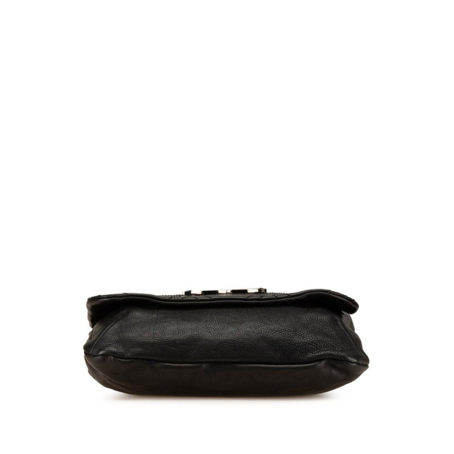 Chanel Black Leather Shoulder Bag ()