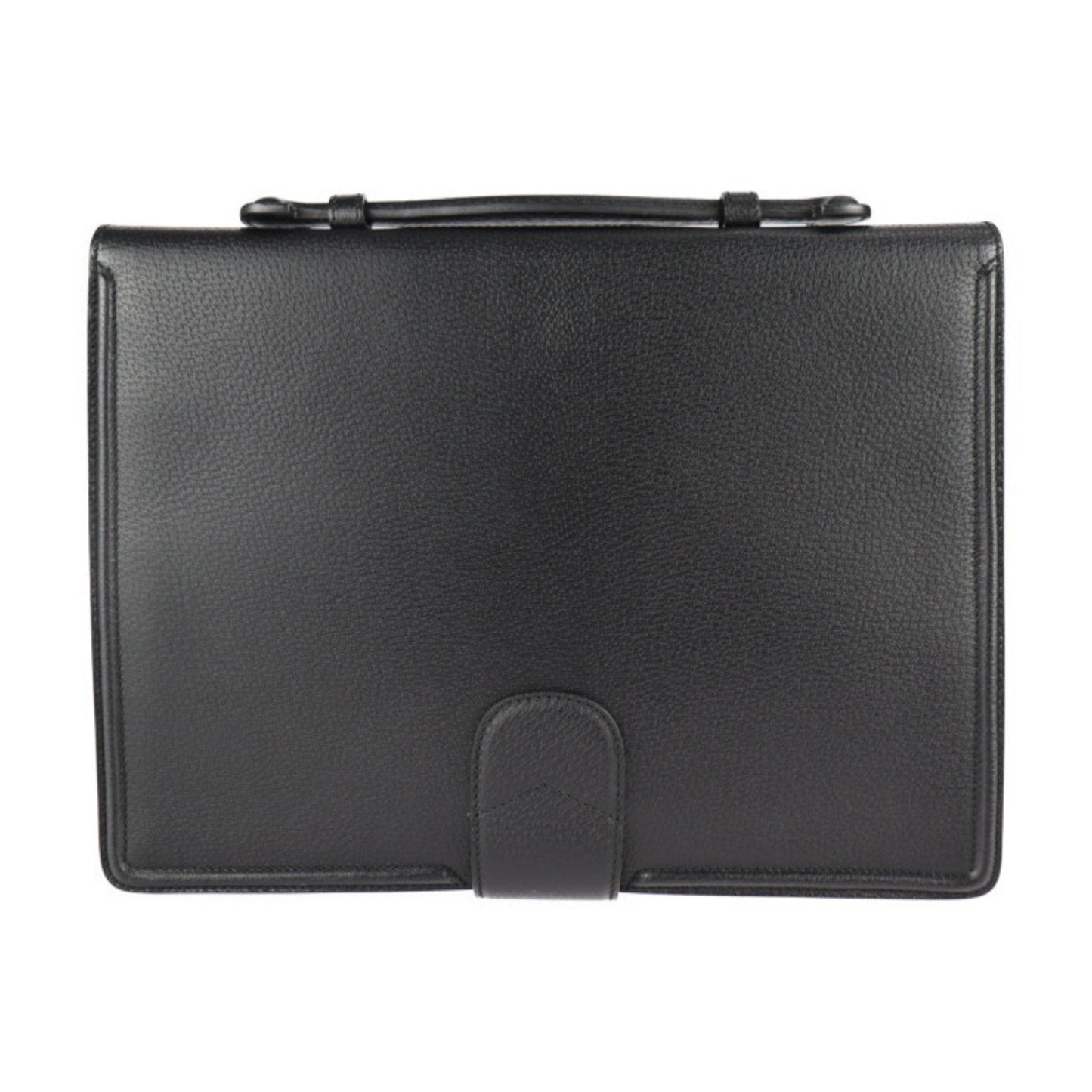 Gucci Black Leather Clutch Bag Handbag Tote Bag ()