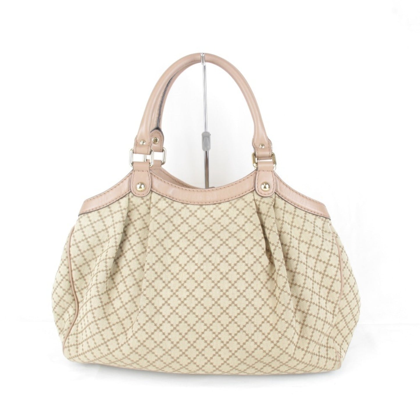 Gucci Beige Canvas Handbag ()