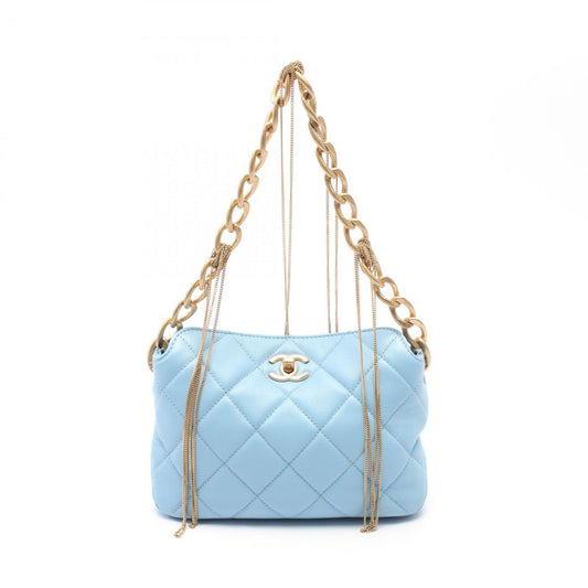Chanel Blue Leather Handbag ()
