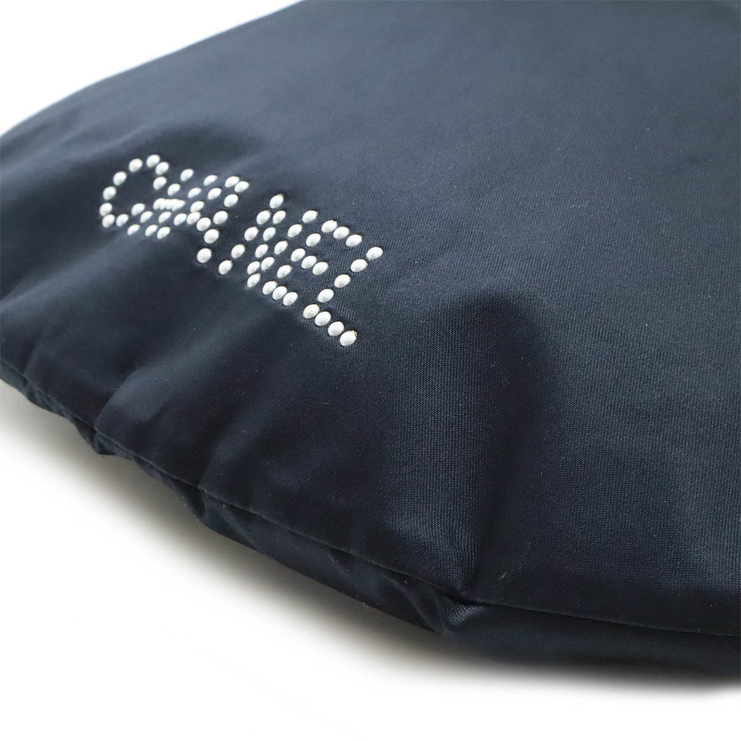 Chanel Black White Nylon Pouch ()