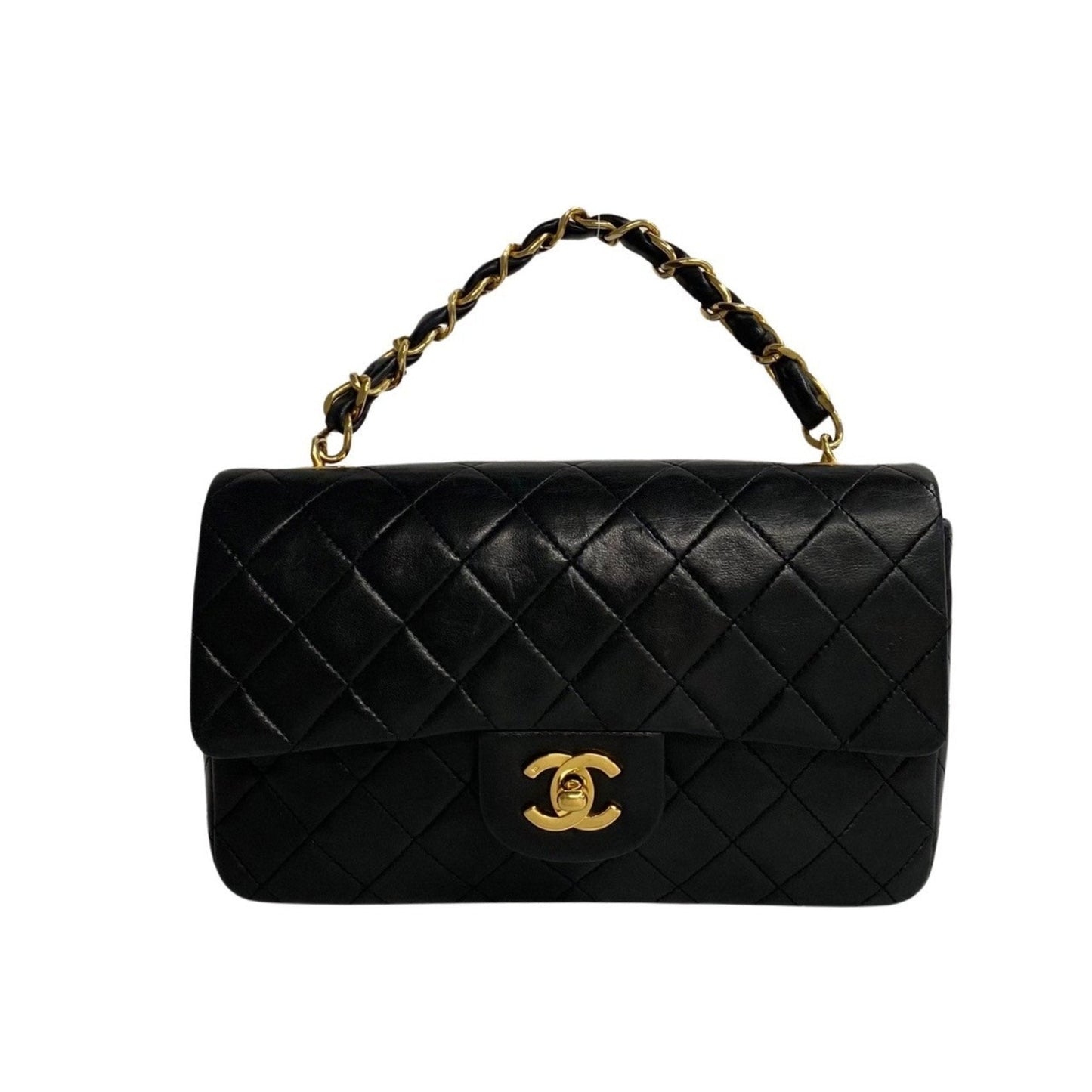 Chanel Black Leather Handbag ()