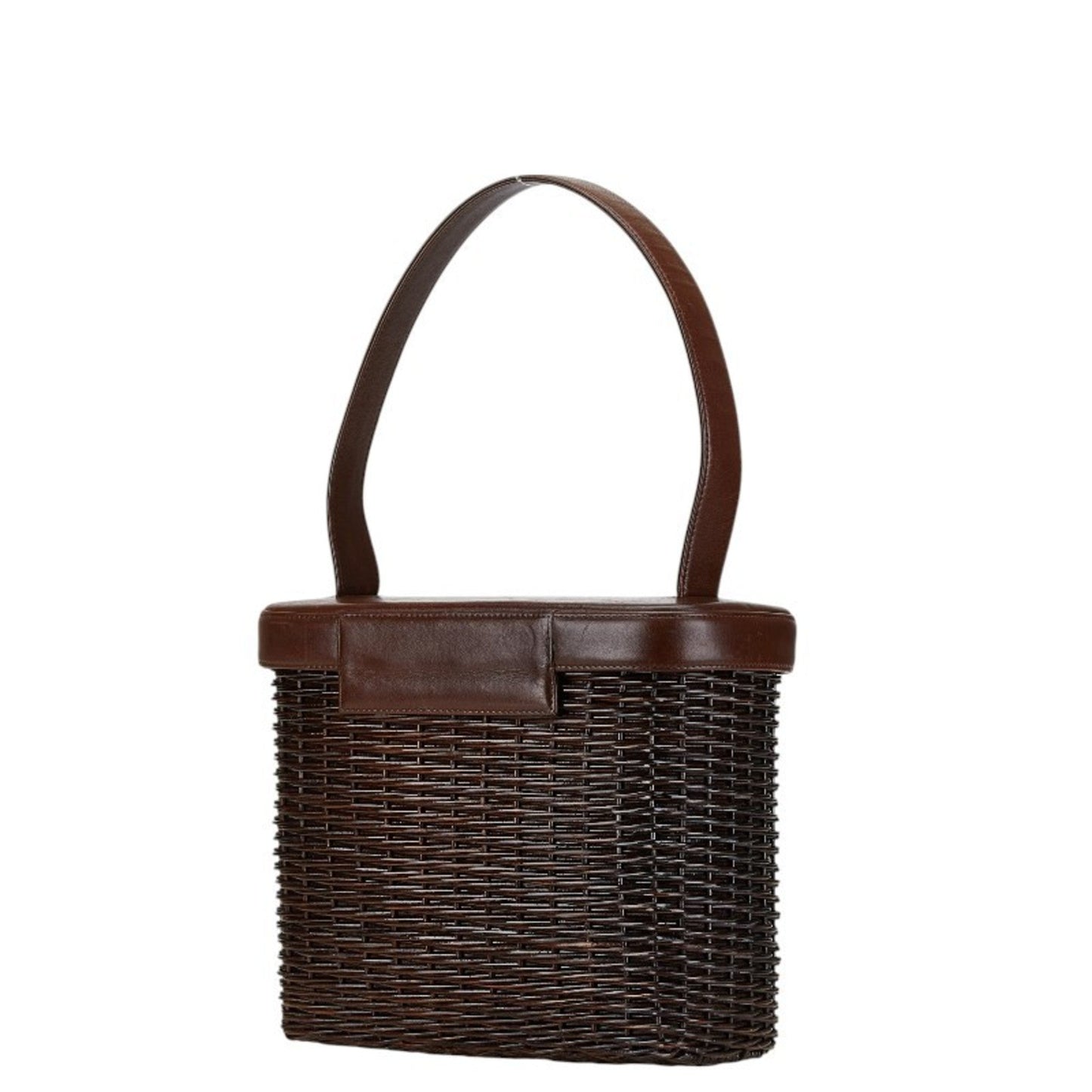 Chanel Brown Leather Handbag ()