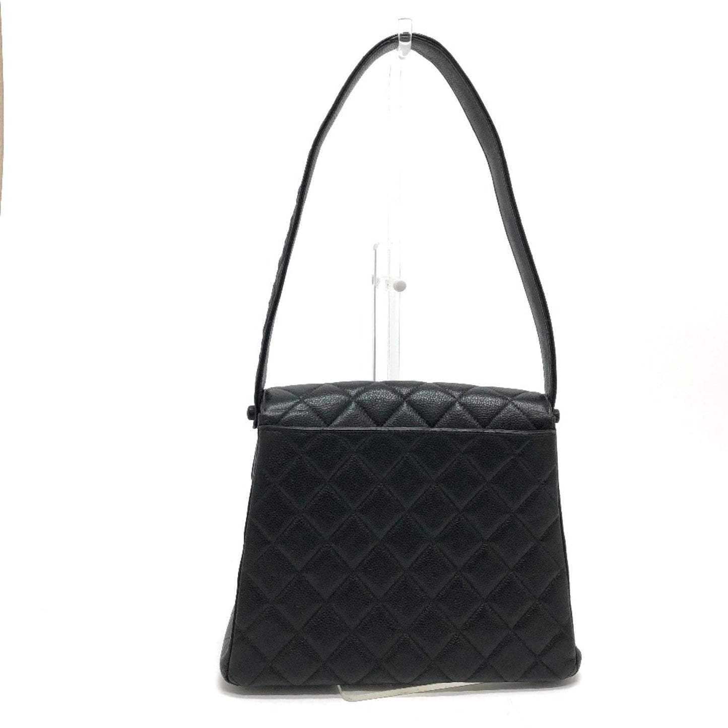 Chanel Black Leather Shoulder Bag ()